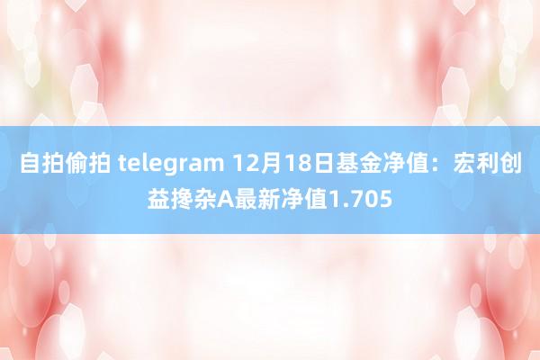 自拍偷拍 telegram 12月18日基金净值：宏利创益搀杂A最新净值1.705