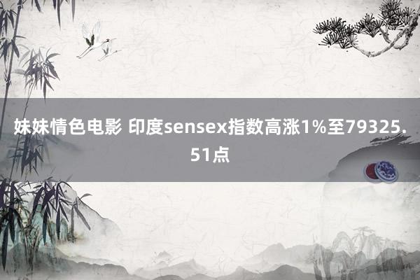 妹妹情色电影 印度sensex指数高涨1%至79325.51点