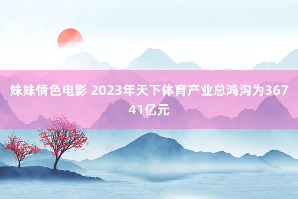 妹妹情色电影 2023年天下体育产业总鸿沟为36741亿元