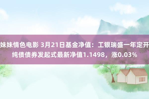 妹妹情色电影 3月21日基金净值：工银瑞盛一年定开纯债债券发起式最新净值1.1498，涨0.03%