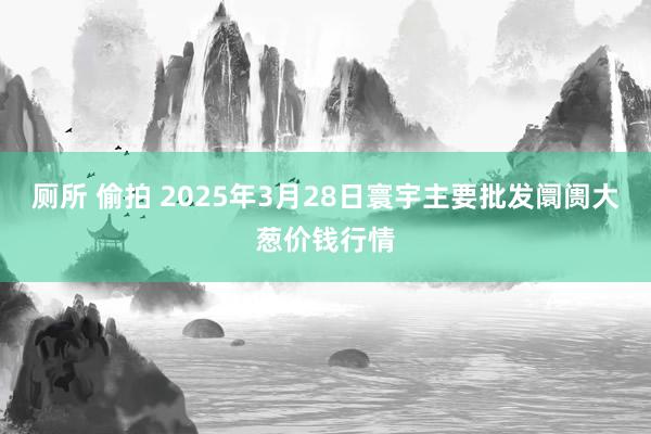 厕所 偷拍 2025年3月28日寰宇主要批发阛阓大葱价钱行情