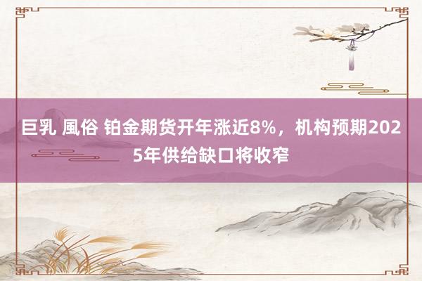 巨乳 風俗 铂金期货开年涨近8%，机构预期2025年供给缺口将收窄